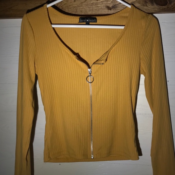 Yellow Long Sleeve Top - Picture 2 of 2